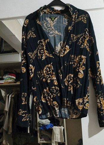 Desenli Bol Kesim Erkek Gömlek - Görsel 3