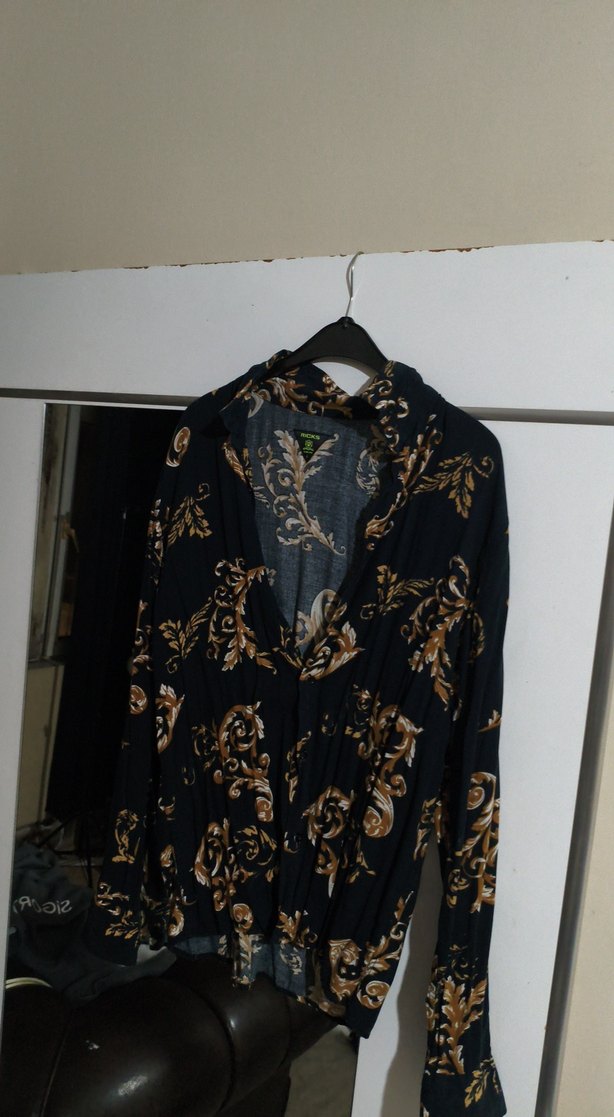 Desenli Bol Kesim Erkek Gömlek - Görsel 2