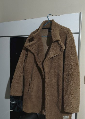 Düğmeli Kahverengi Erkek Kaban - Görsel 2