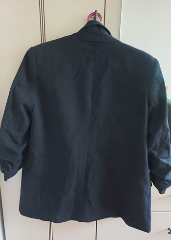 40 Beden siyah Renk Lacivert Kadın Blazer Ceket