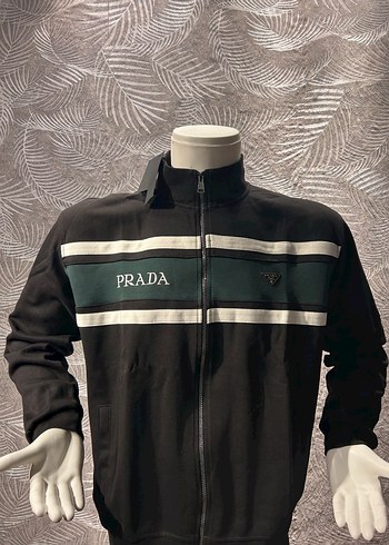 Prada Siyah Fermuarlı Erkek Ceket. - Görsel 2