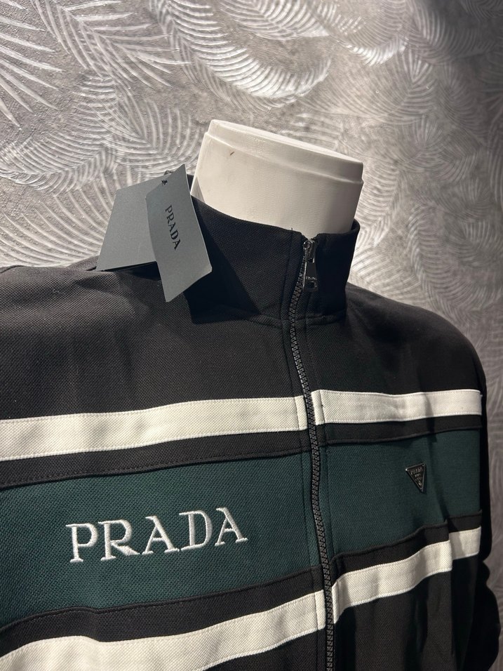 Prada Siyah Fermuarlı Erkek Ceket. - Görsel 5