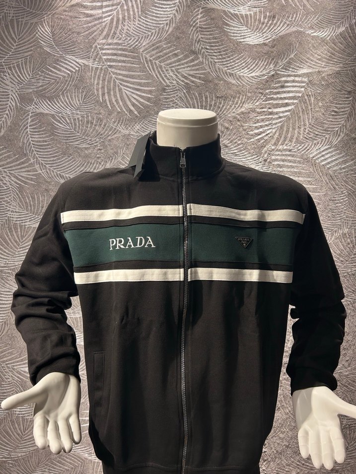 Prada Siyah Fermuarlı Erkek Ceket. - Görsel 2