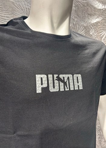 Puma Siyah Baskılı Erkek Tişört Her Beden Mevcuttur - Görsel 3