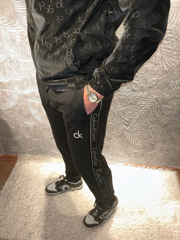 Calvin Klein Siyah Erkek Eşofman Altı Her Bedeni Mevcuttur - Görsel 3