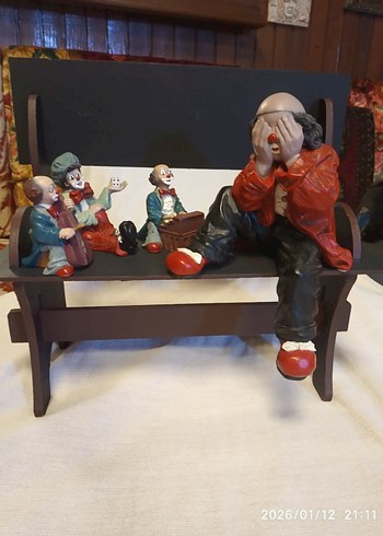 Korkmuş palyaçoyu, teselli eden müzisyenler kompozisyonu - Görsel 5