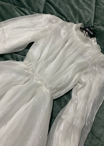 Beyaz nikah ve nişan elbisesi - Görsel 2