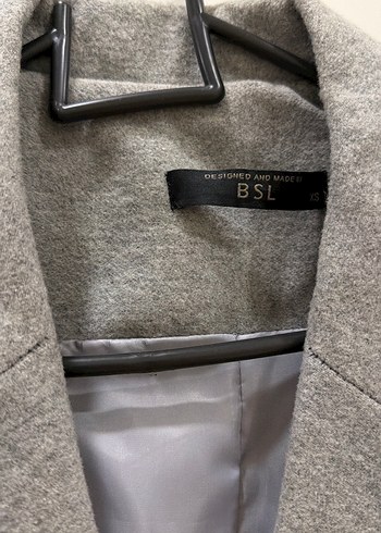 Gri Uzun Düğmeli Kaban - Görsel 2