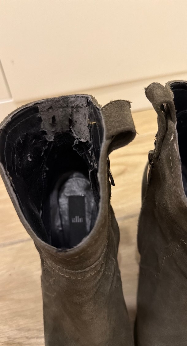 Yesil
 Süet Kadın Dolgu Topuk Bot - Görsel 4