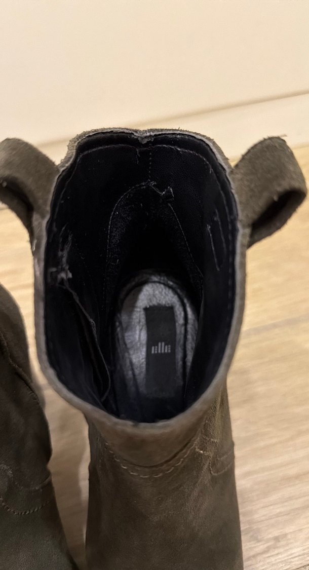 Yesil
 Süet Kadın Dolgu Topuk Bot - Görsel 5