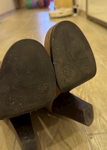 Bej Süet Dolgu Topuklu Kadın Bot - Görsel 6