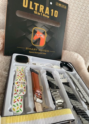 Camel Renkli ULTRA10 Akıllı Saat - Görsel 2