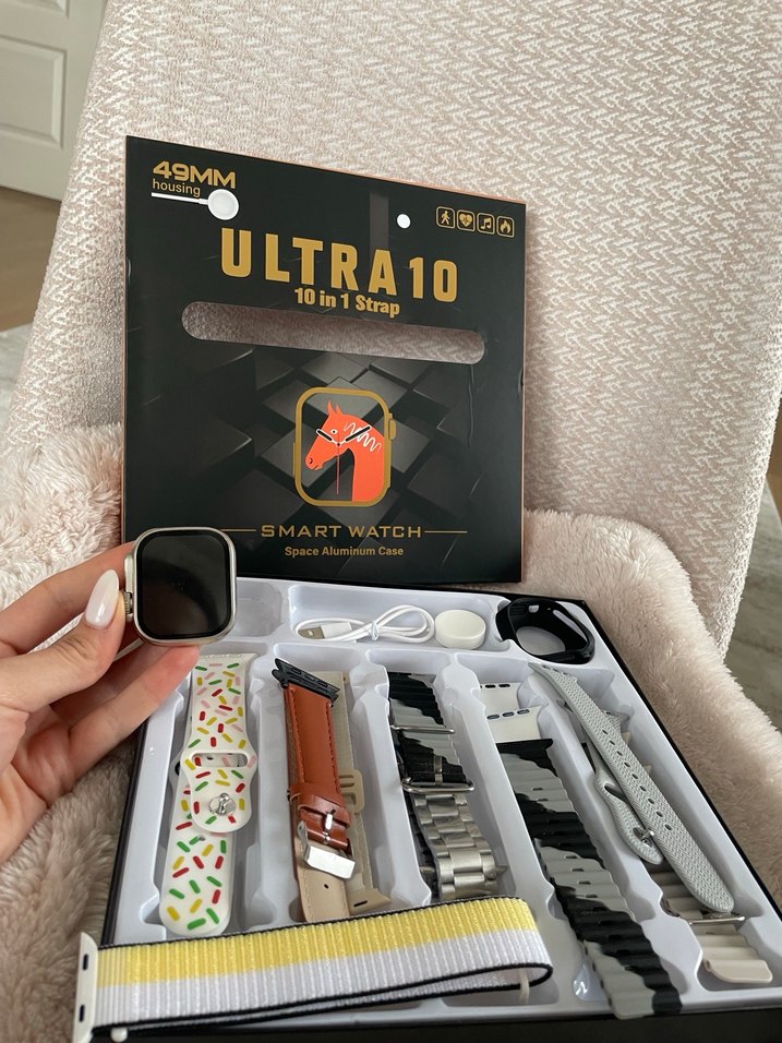 Camel Renkli ULTRA10 Akıllı Saat - Görsel 5