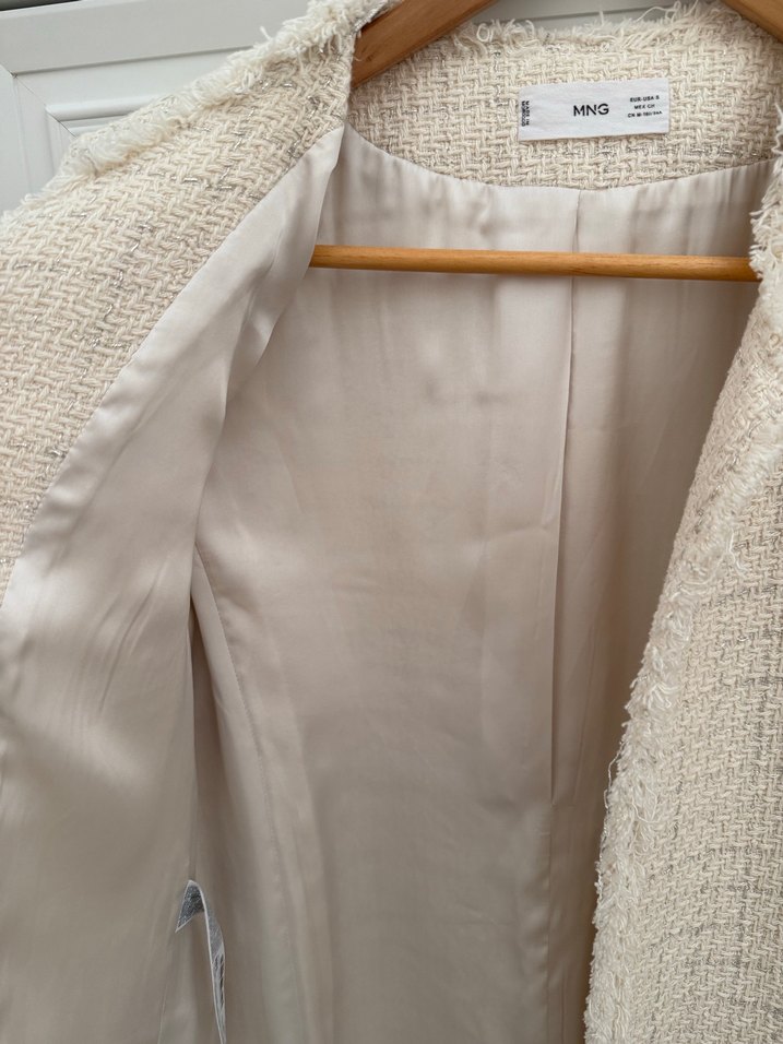 Mango tüvit ceket - Görsel 4