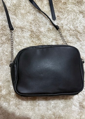 Kahverengi Leopar Desenli Kürklü Deri Çanta - Görsel 3