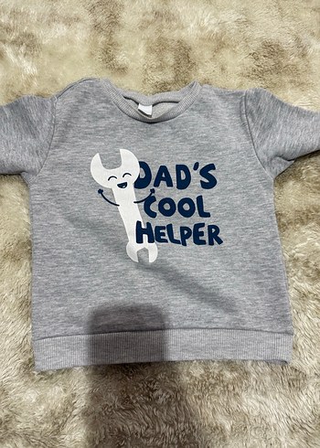 Gri Baskılı Erkek Bebek Takımı - Görsel 3