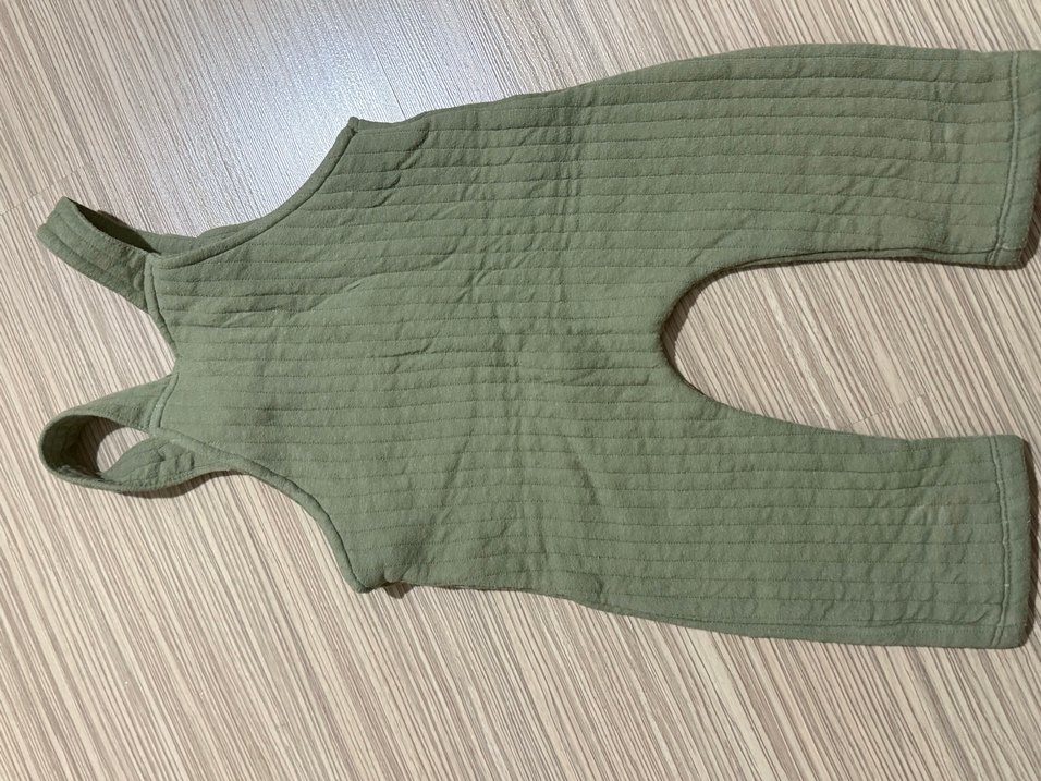 Düğmeli Erkek Keten Tulum - Görsel 3