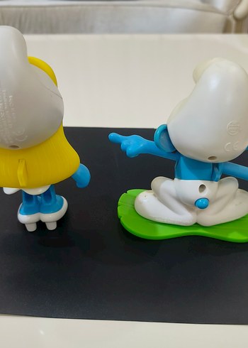 Burger King Şirinler Figürü aksesuarlı Güçlü ve Şirine - Görsel 2