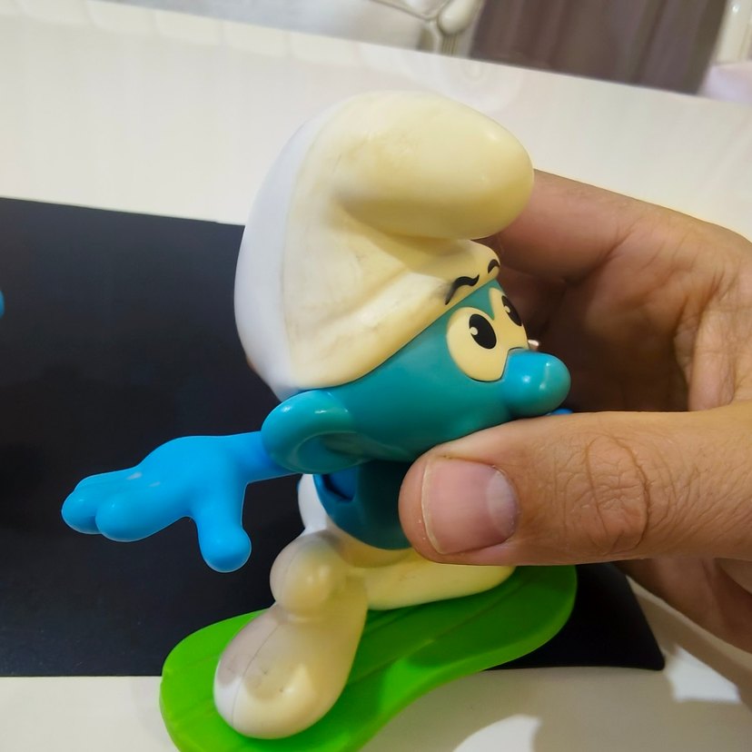 Burger King Şirinler Figürü aksesuarlı Güçlü ve Şirine - Görsel 4