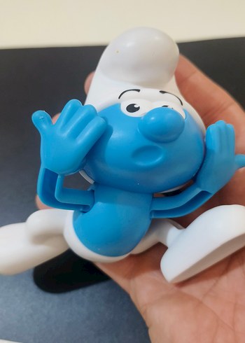 Mavi Şirin Figür Oyuncak Sakar Şirin Burger king 2017 - Görsel 3