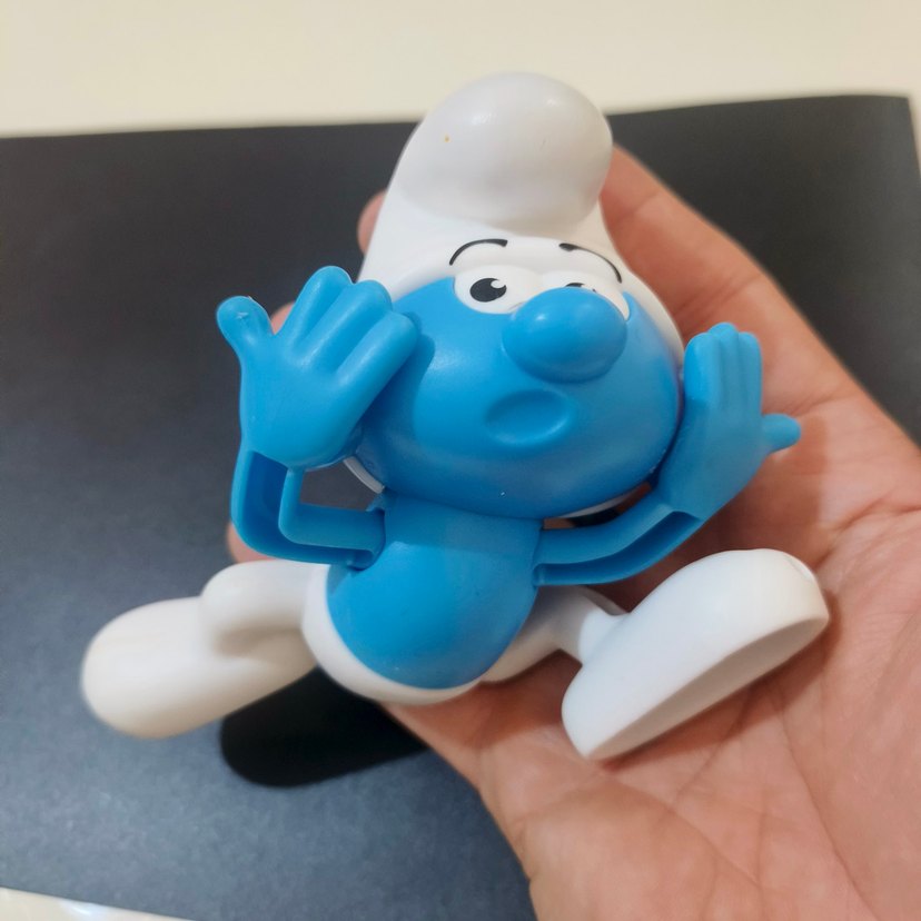 Mavi Şirin Figür Oyuncak Sakar Şirin Burger king 2017 - Görsel 3