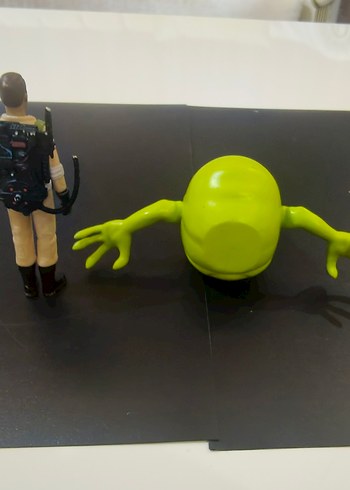 Ghostbusters Slimer (Yeşil Hayalet) + Winston Figürü - lisanslı - Görsel 4