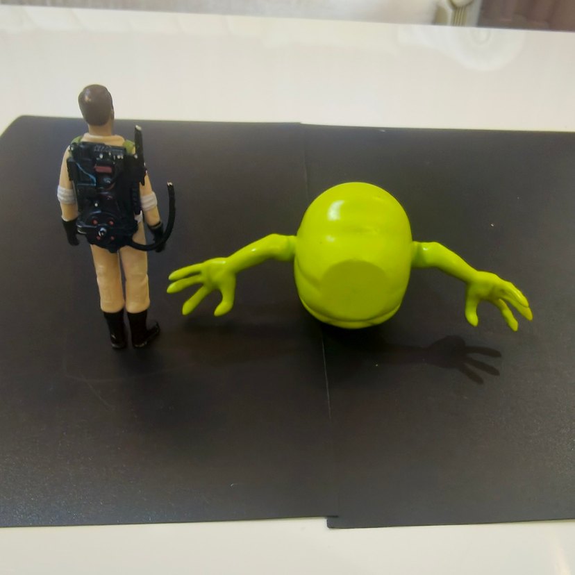 Ghostbusters Slimer (Yeşil Hayalet) + Winston Figürü - lisanslı - Görsel 4