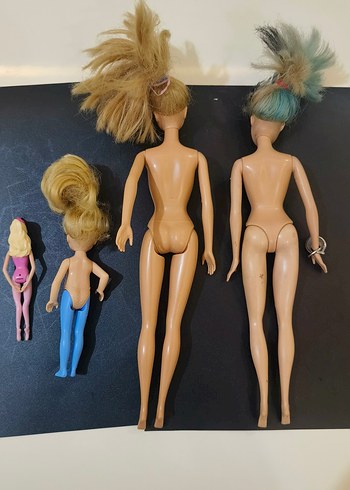 Mattel Orijinal Barbie Bebek Seti - 4 Farklı Figür - Görsel 6