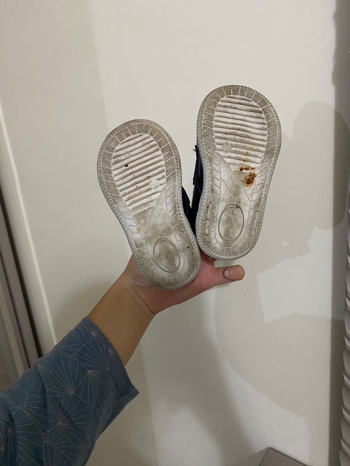 Hello Baby Mavi Erkek Bebek İlk Adım Ayakkabısı - Görsel 5