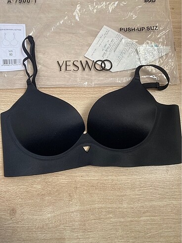 Diğer Yeswoo Desteksiz lazer kesim sütyen 80B