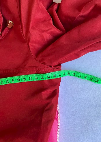 Kapüşonlu Yağmurluk Fermuarlı - Görsel 5