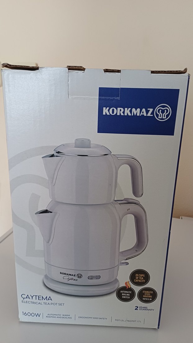 Korkmaz Çay Makinesi Seti çelik - Görsel 4