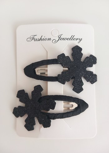 Siyah Gotik Çocuk Toka Seti - Görsel 2