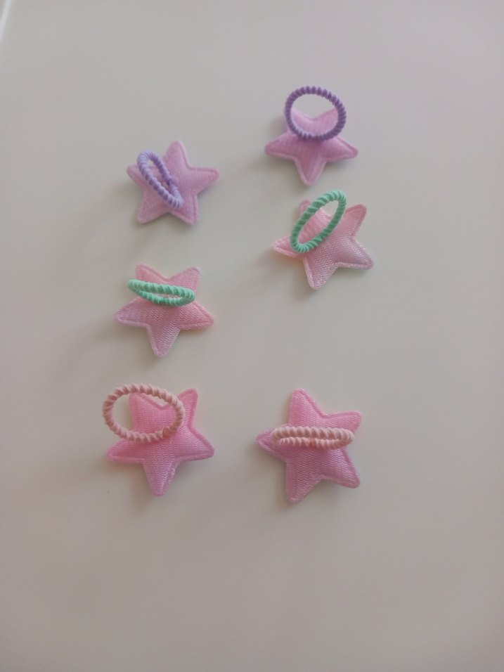 Çocuklar için Parlak Yıldız Saç Tokaları - Görsel 3