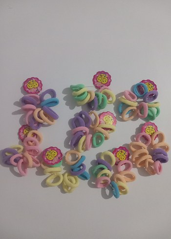 Renkli Elastik Çocuk Saç Tokaları - Görsel 3
