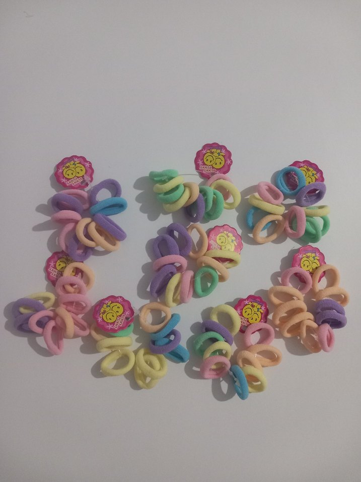 Renkli Elastik Çocuk Saç Tokaları - Görsel 3