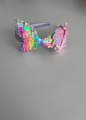 Renkli Pullu Deniz Kızı Taç - Görsel 3