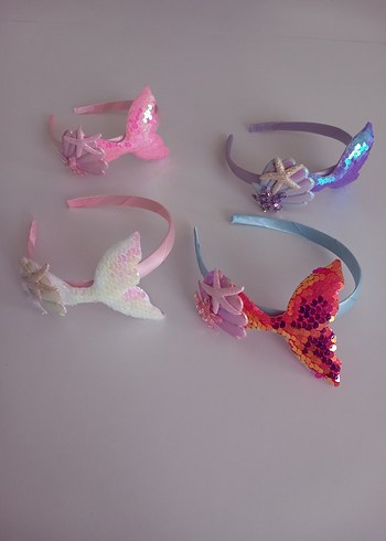 Renkli Pullu Deniz Kızı Taç - Görsel 4