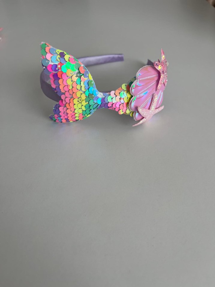 Renkli Pullu Deniz Kızı Taç - Görsel 3