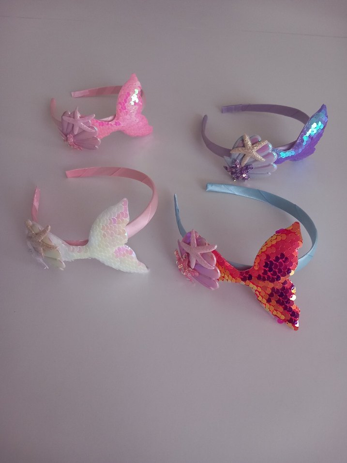 Renkli Pullu Deniz Kızı Taç - Görsel 4