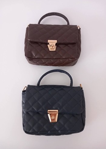 Klasik Dikişli Deri Kadın Çanta - Görsel 2