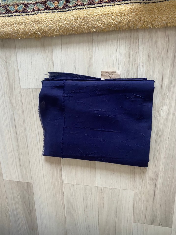 Kadın morcivert renk fresh scraf şal - Görsel 2