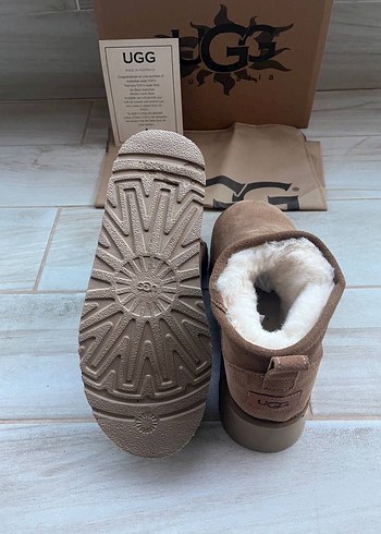 UGG Ultra Mini Platform  Süet Bej - Görsel 4