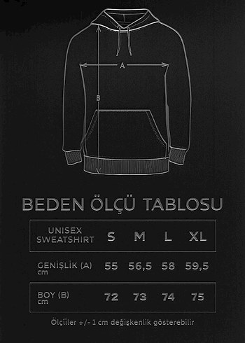 Bohem Siyah Kapüşonlu Desenli Sweatshirt - Görsel 5
