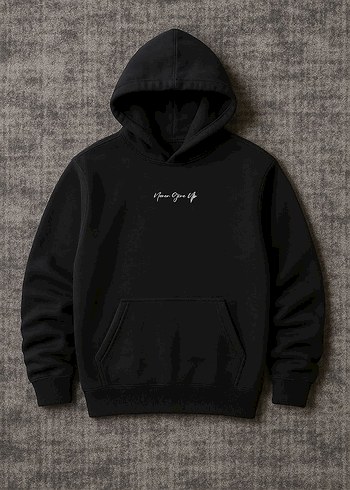 Kapüşonlu Baskılı Unisex Sweatshirt - Görsel 2