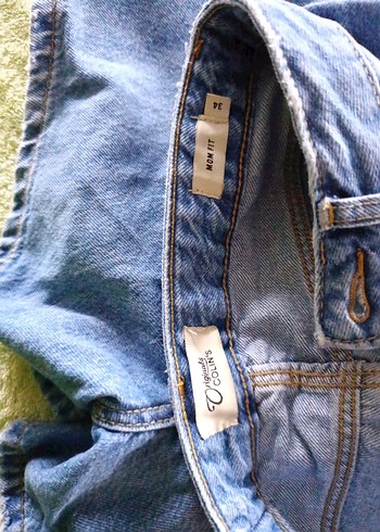 Kadın Gri Kot Mini Şort - Görsel 4