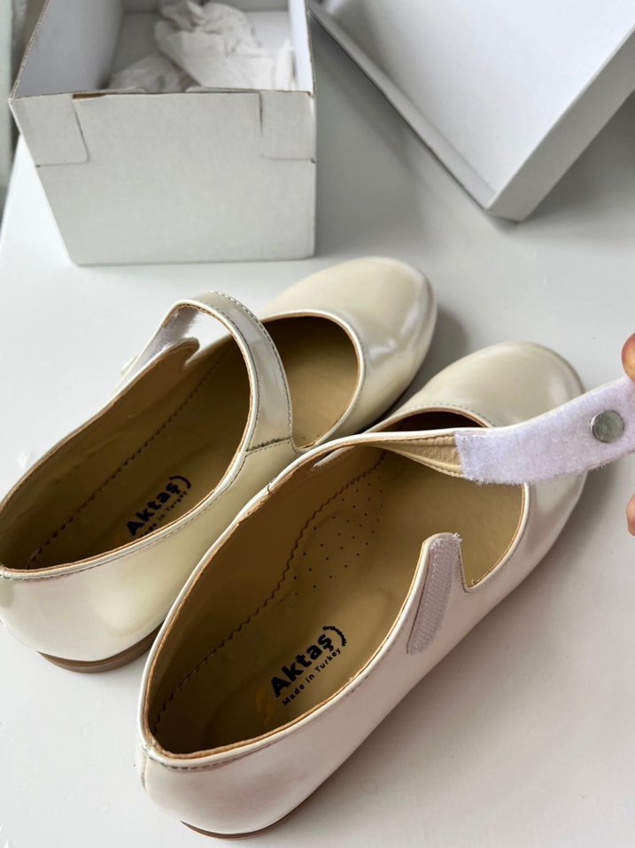 Kız Çocuk Tokalı Babet Ayakkabı - Görsel 3