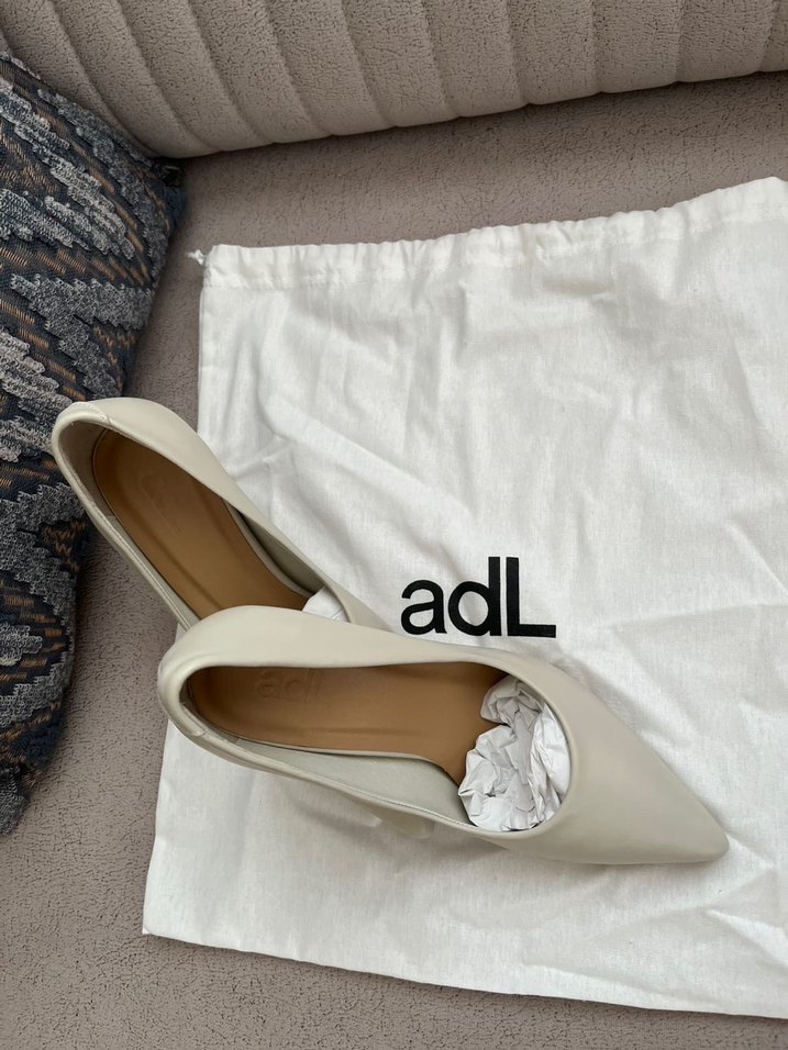 Bej Stiletto Topuklu Kadın Ayakkabı - Görsel 4