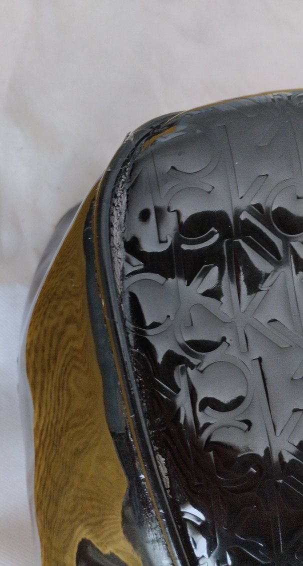 Siyah Parlak Kadın Omuz Çantası - Görsel 5