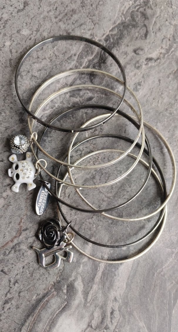 Gri Tokalı Kadın Bileklik Seti - Görsel 2